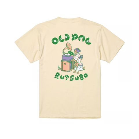 OLD PAL T-SHIRTS (RUTSUBO×YU SUDA） IVORY  / Tシャツ