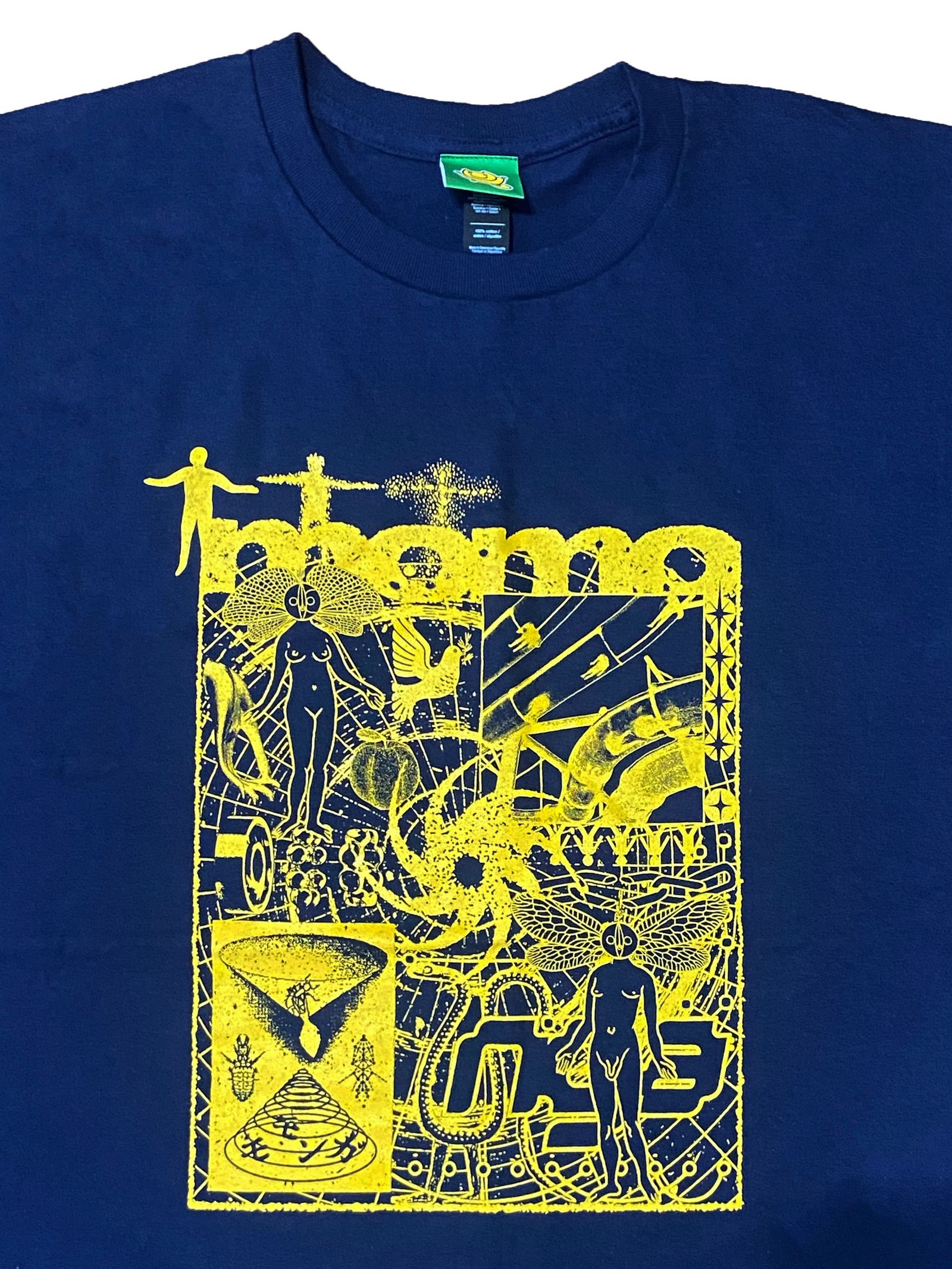 MOMONGA EMERGE TEE ( Navy ) / Tシャツ
