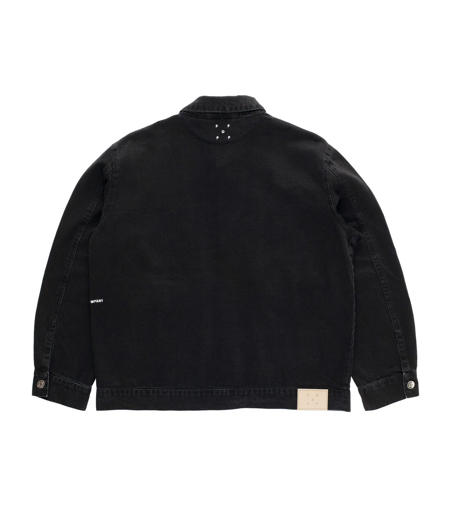 Pop Full Button Denim Jacket Black / デニムジャケット