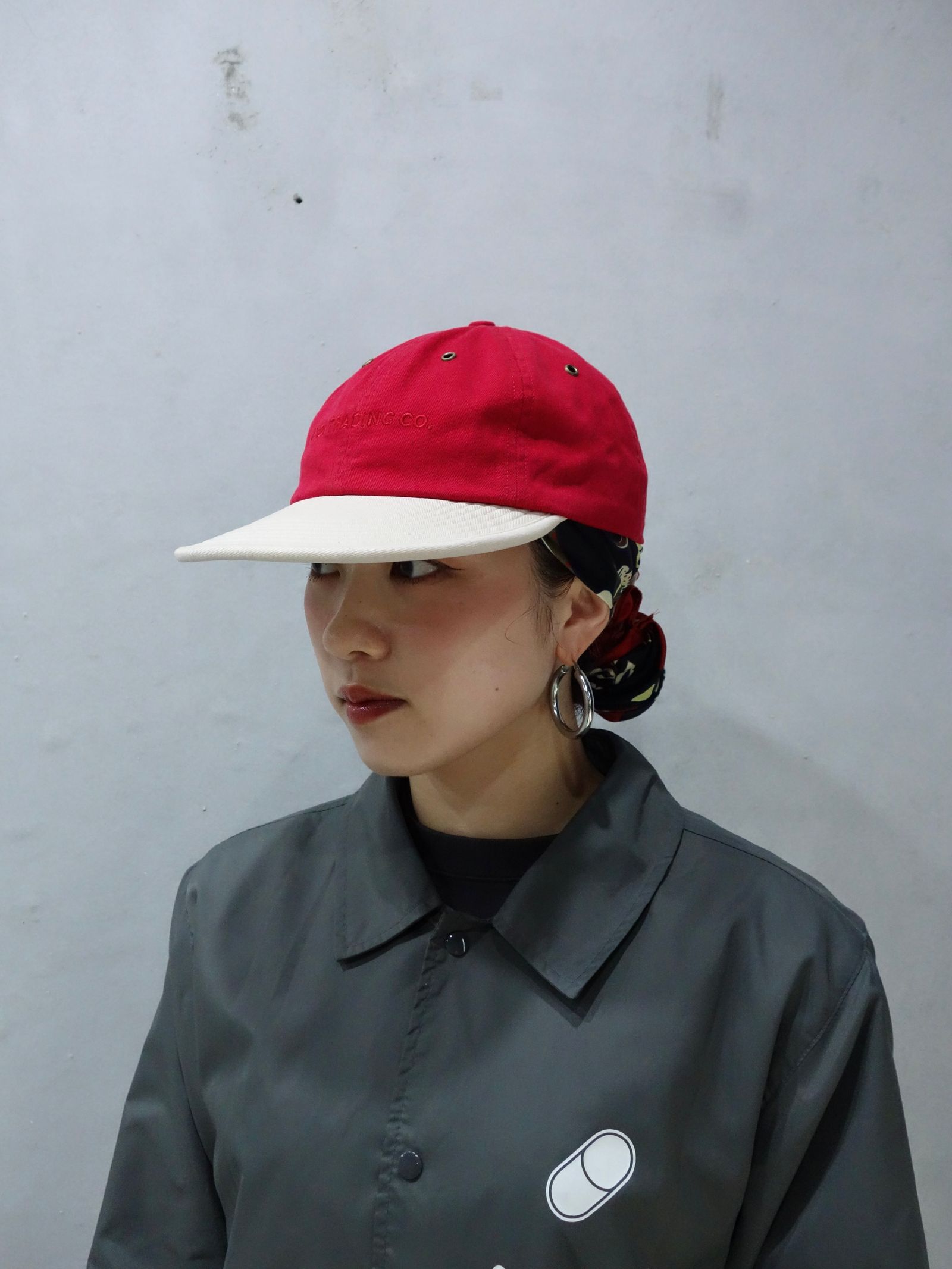Pop 2 Tone Flexfoam Hat Earth Red/Off White  / キャップ