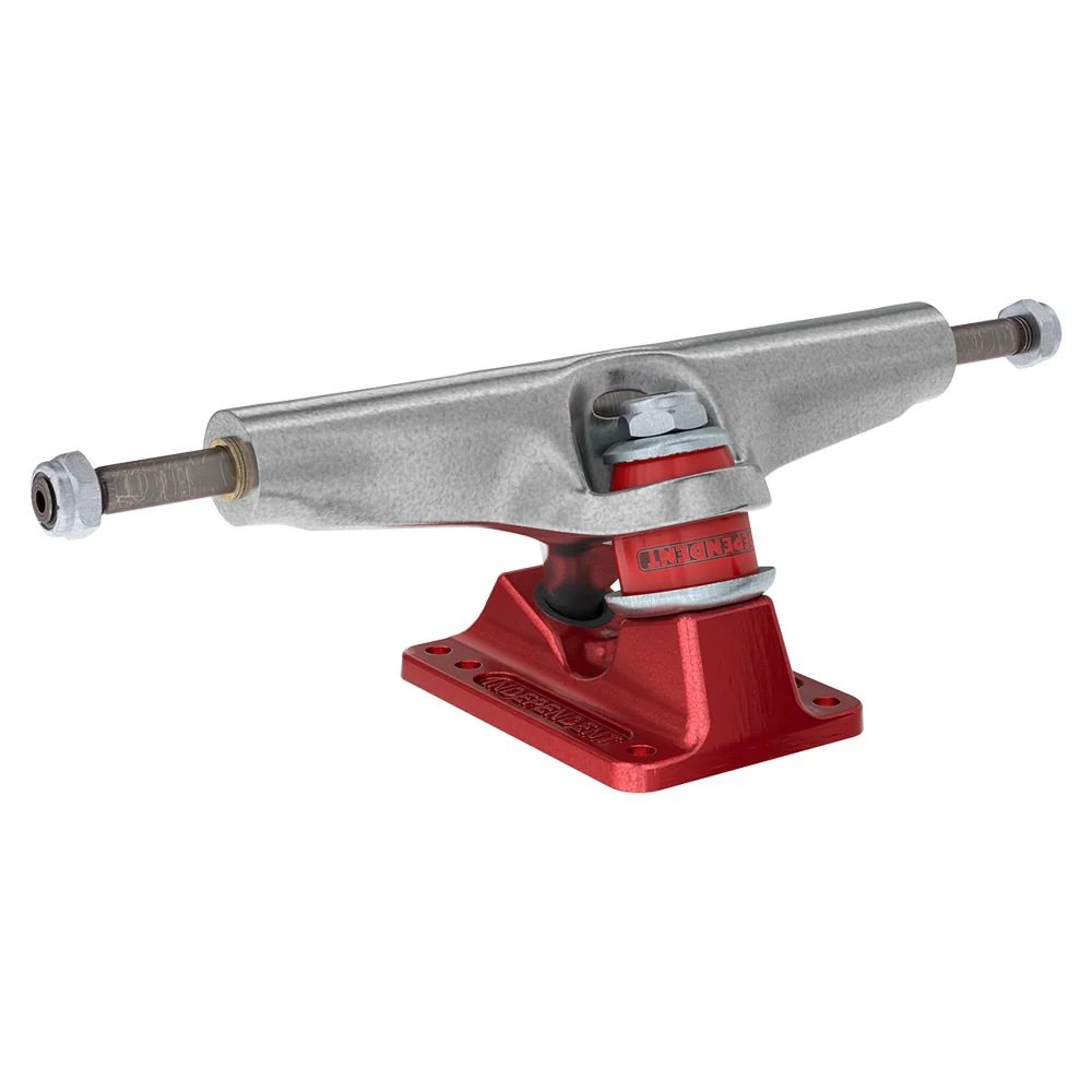 151 HOLLOW BAR LOGO SILVER ANO RED STANDARD TRUCKS(STAGE4)  | シルバー レッド