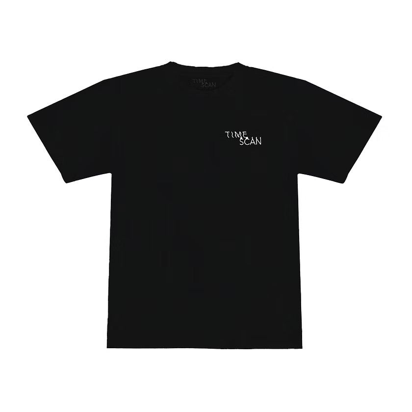 HIROTTON × TIMESCAN CRYSTAL SKULL TEE (BLACK) / Tシャツ