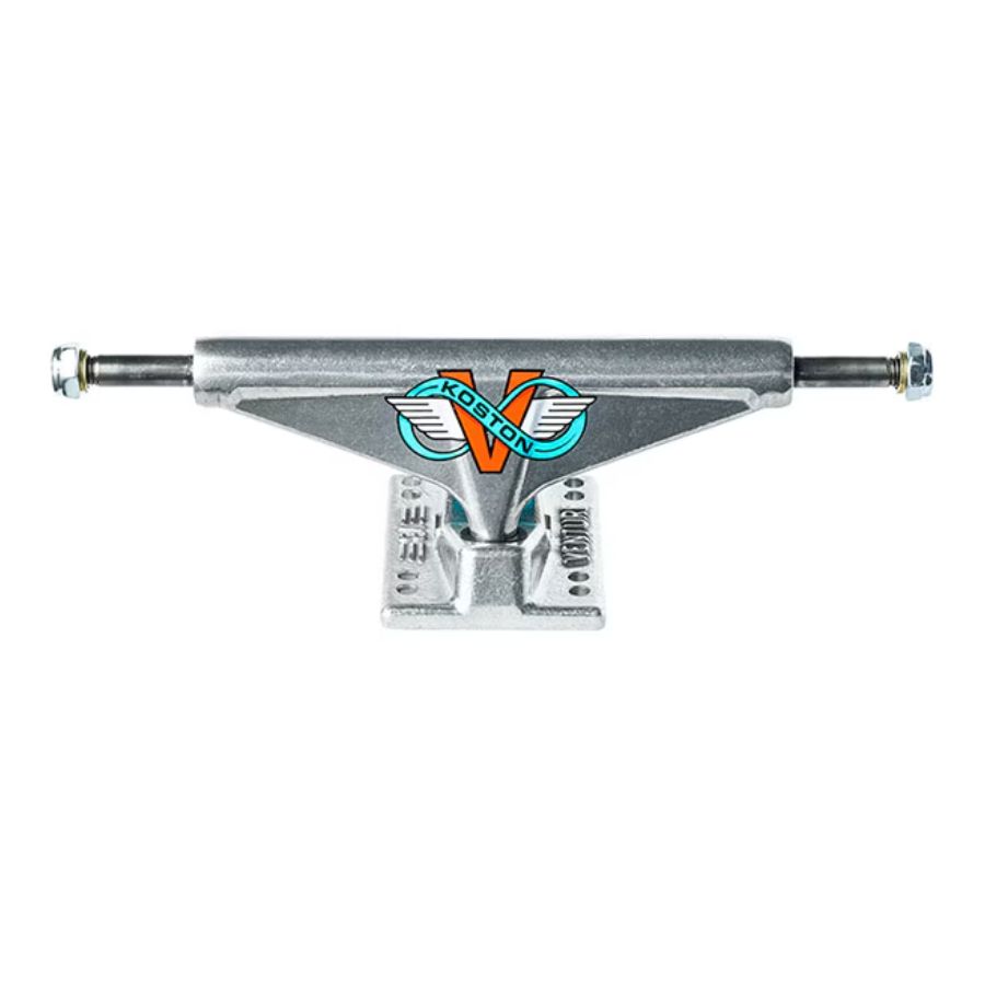 ERICK KOSTON PRO V8 - POLISHED/CAST POLISHED W/CLEAR LIGHT BLUE 92DU BUSHINGS | 5.8 スタンダード HI | シルバー