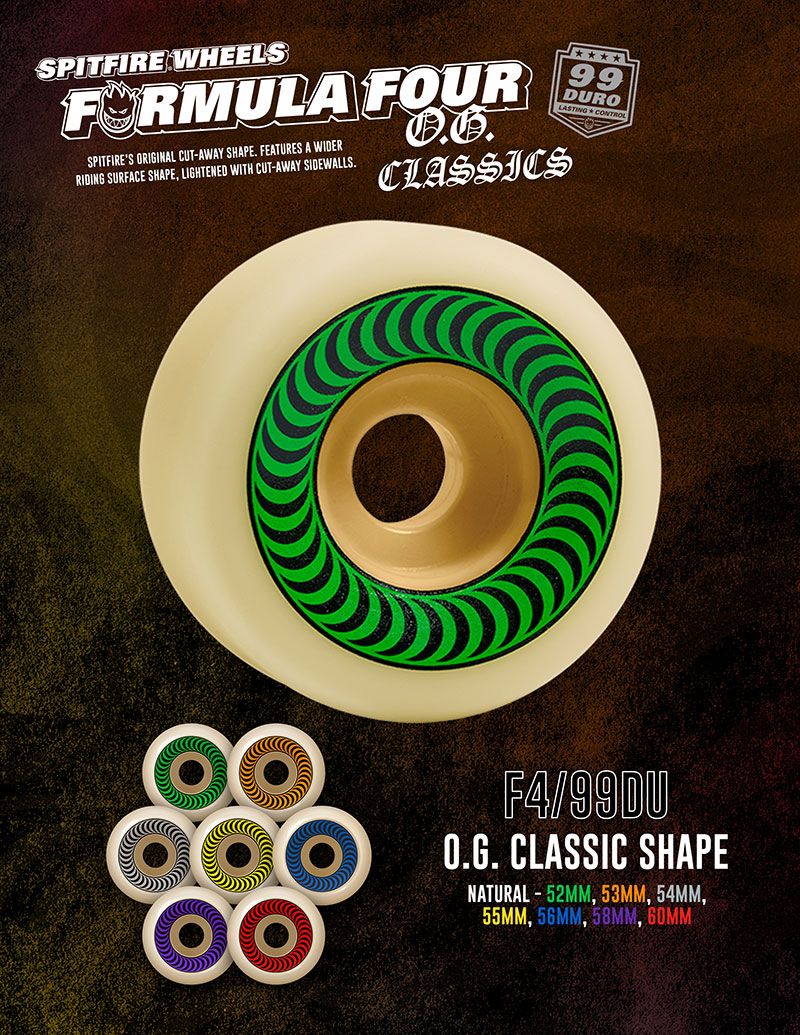 Formula Four O.G CLASSIC | 99DU (ハード) 53mm | ホワイト