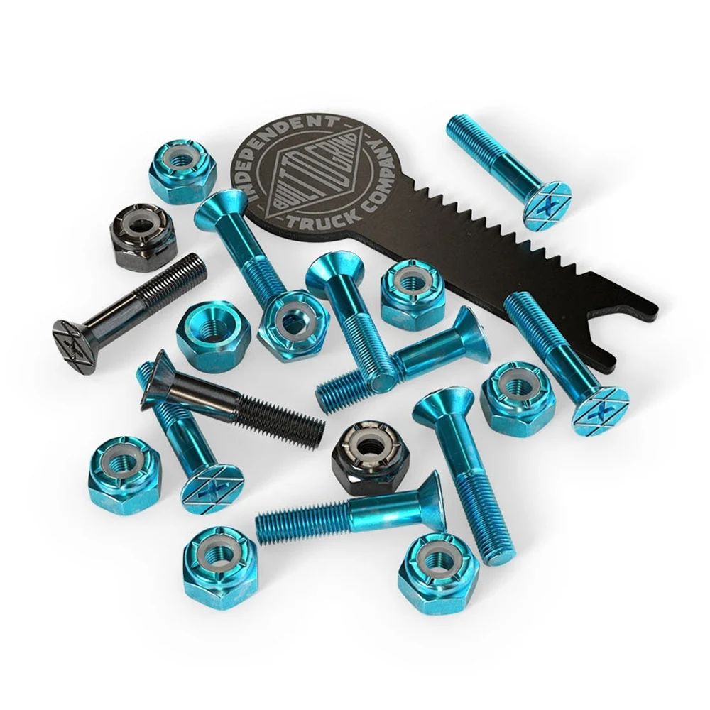 GENUINE PARTS 1" PHILLIPS HARDWARE TOOL付き BLU/BK | 1インチ プラス | ブルー/ブラック | ハードウェア (ナット+ボルト)