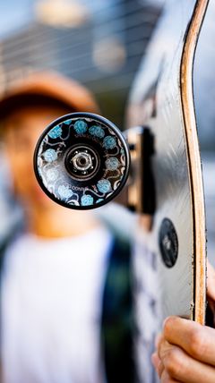 SHINGO OGURA  "DANCE" ART BY WOODBRAIN CONICAL SHAPE | 85A (ソフト) 64mm | ブラック