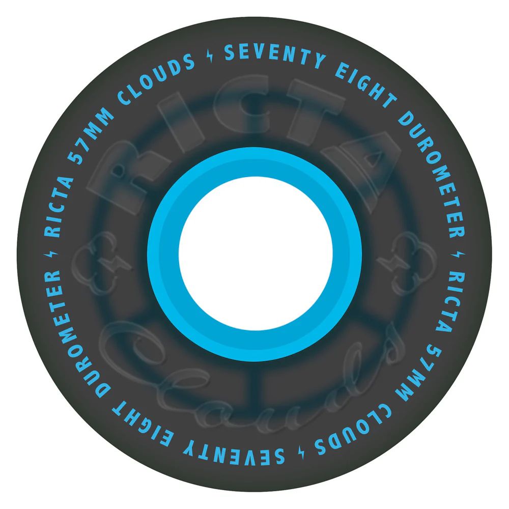 CLOUDS TRANSPARENT BLK/BLU | 78A (ソフト) 57MM | ブラック/ブルー