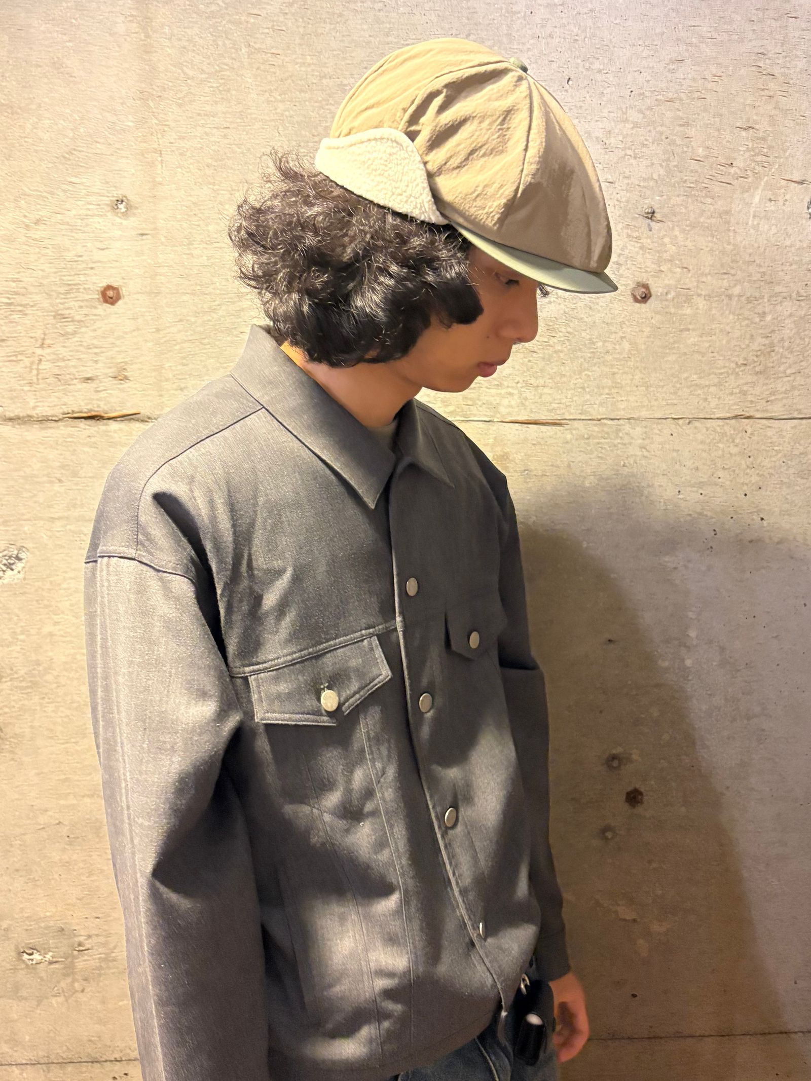 Daddy Casquette Beige Olive  / キャスケット