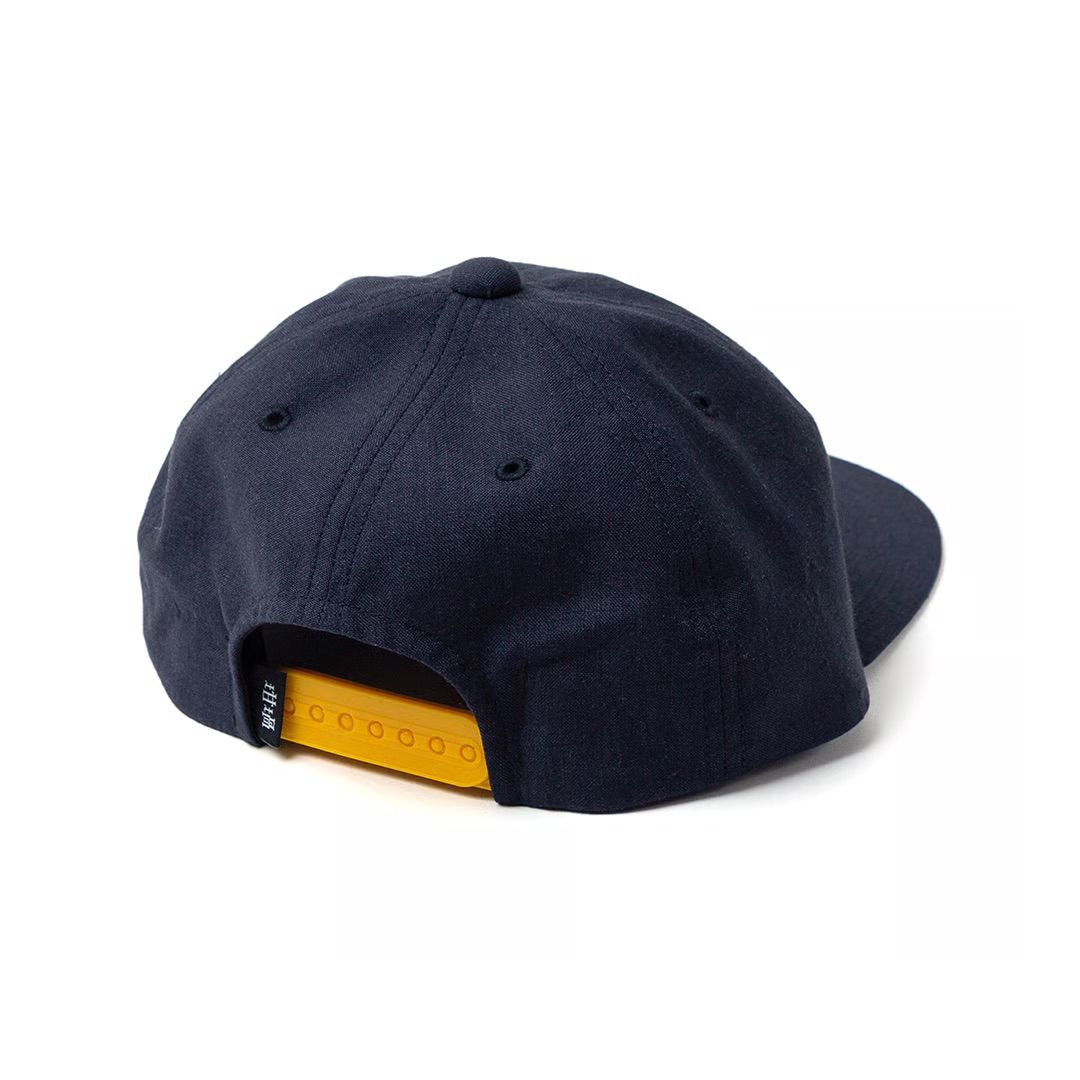 LINEN 6PANEL CAP / キャップ (NAVY)