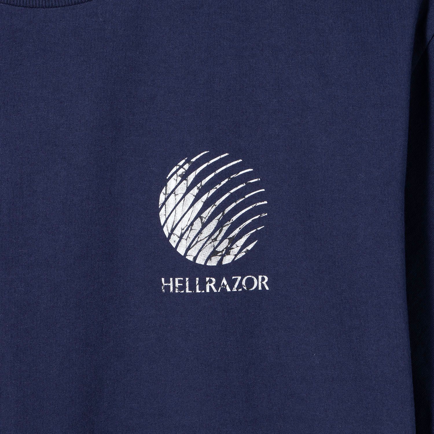 CRACKED CORE LOGO SHIRT (Navy Blue) / Tシャツ