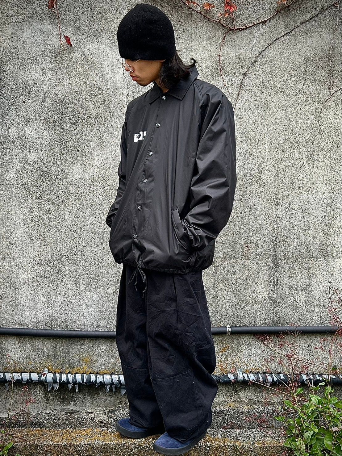 Kojiro & Ryosuke COACH Jaket BLACK / コーチジャケット
