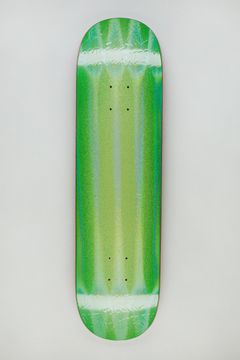 Neon Green Stamp Embossed 8.18 / スケボー デッキ