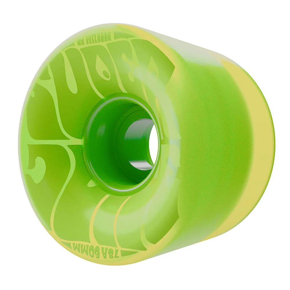 60mm BUBBLE GUM SUPER JUICE TRANS GREEN 78A SKATEBOARD WHEELS | ピンク