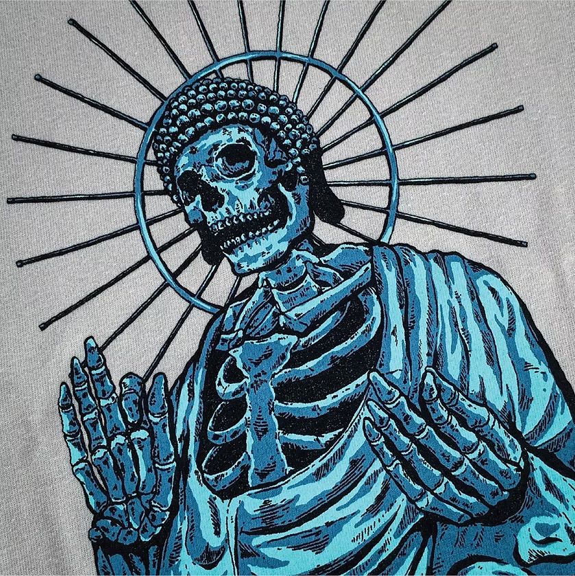 HIROTTON × TIMESCAN GREAT BUDDHA TEE (OFF WHITE) / Tシャツ