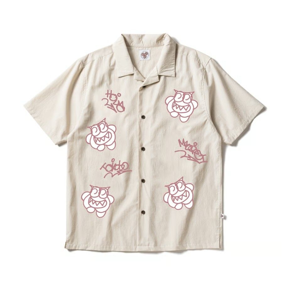 Crasty On Shirts / 半袖シャツ (Beige)