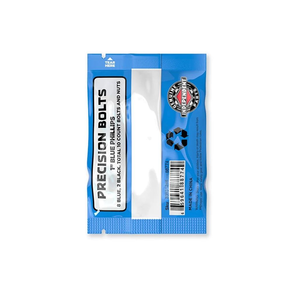 GENUINE PARTS 1" PHILLIPS HARDWARE TOOL付き BLU/BK | 1インチ プラス | ブルー/ブラック | ハードウェア (ナット+ボルト)