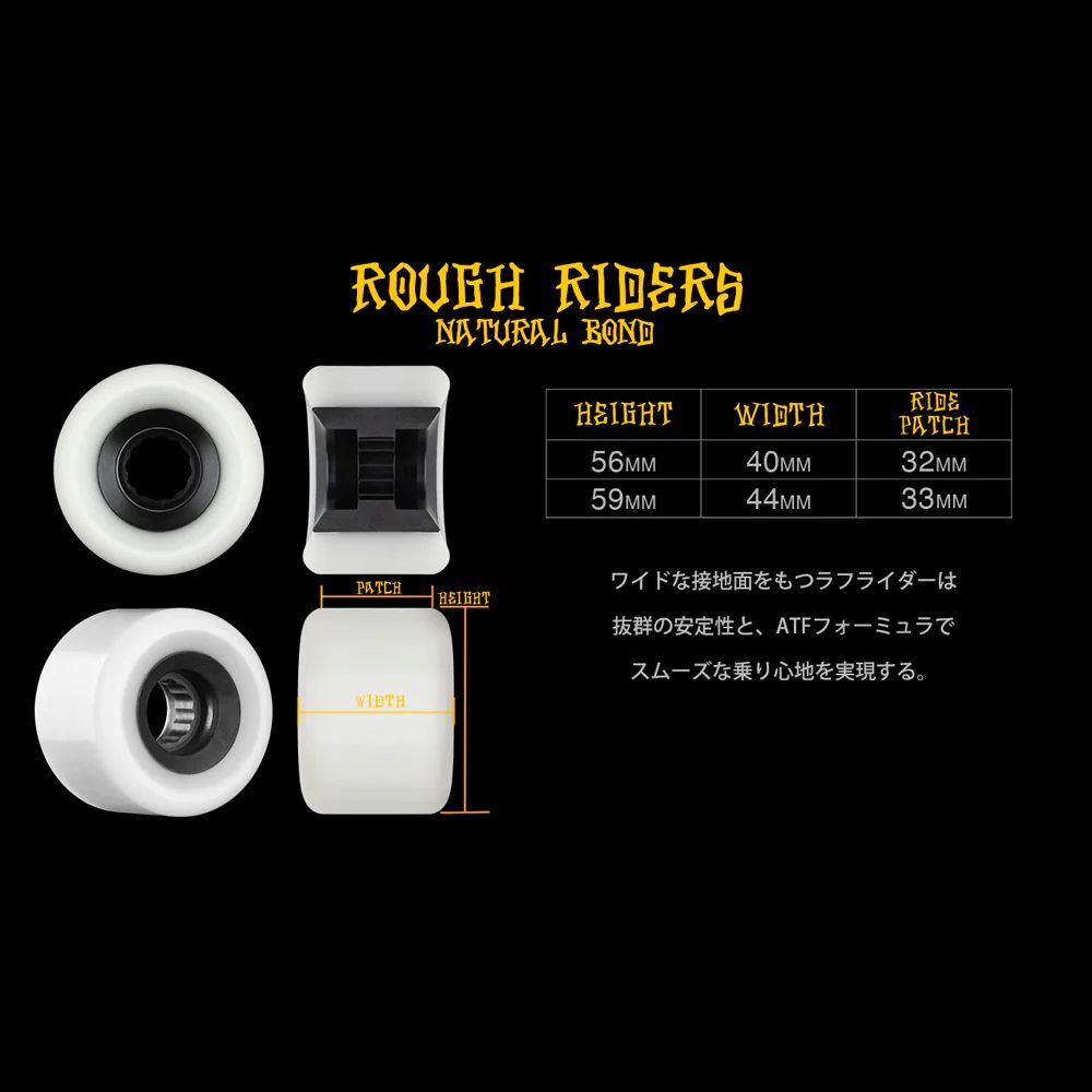 ALL-TERRAIN FORMULA ROUGH RIDERS ETERNAL FLAME GRN | 80A (ソフト) 59mm | グリーン