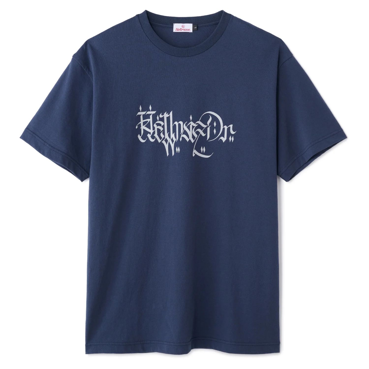 LETTER SHIRT - NAVY HELLRAZOR®︎ MOZYSKEY COLLECTION  / Tシャツ