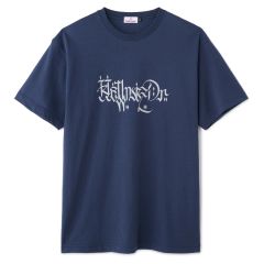 LETTER SHIRT - NAVY HELLRAZOR®︎ MOZYSKEY COLLECTION  / Tシャツ