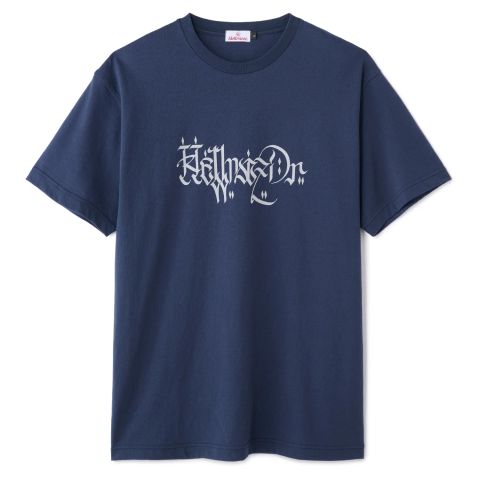 LETTER SHIRT - NAVY HELLRAZOR®︎ MOZYSKEY COLLECTION  / Tシャツ