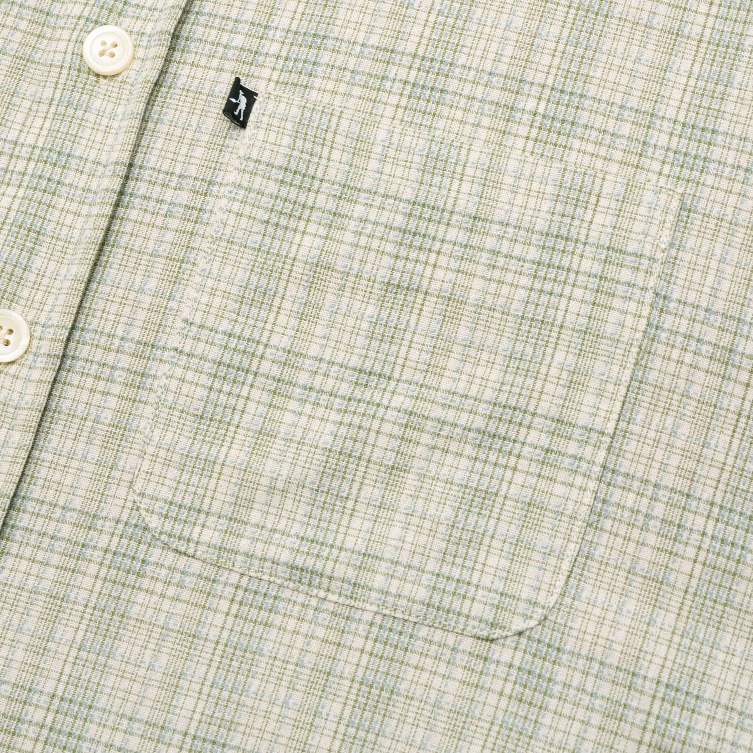 Workers Check Shirt Long-sleeve Green/Blue / シャツ