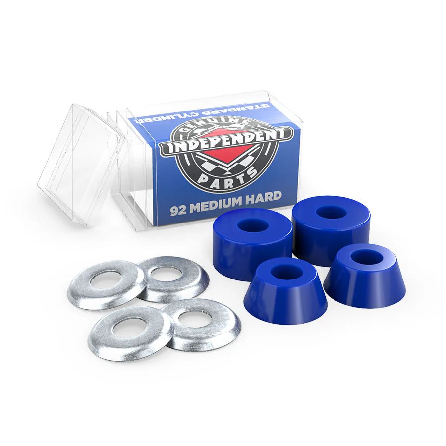 GENUINE PARTS STANDARD CYLINDER CUSHIONS MEDIUM HARD(92A) BX=4 SETS / スケボーブッシュゴム
