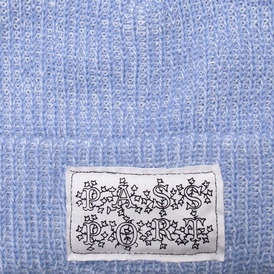 Edible Flowers Beanie Blue/White Speckle / ビーニー