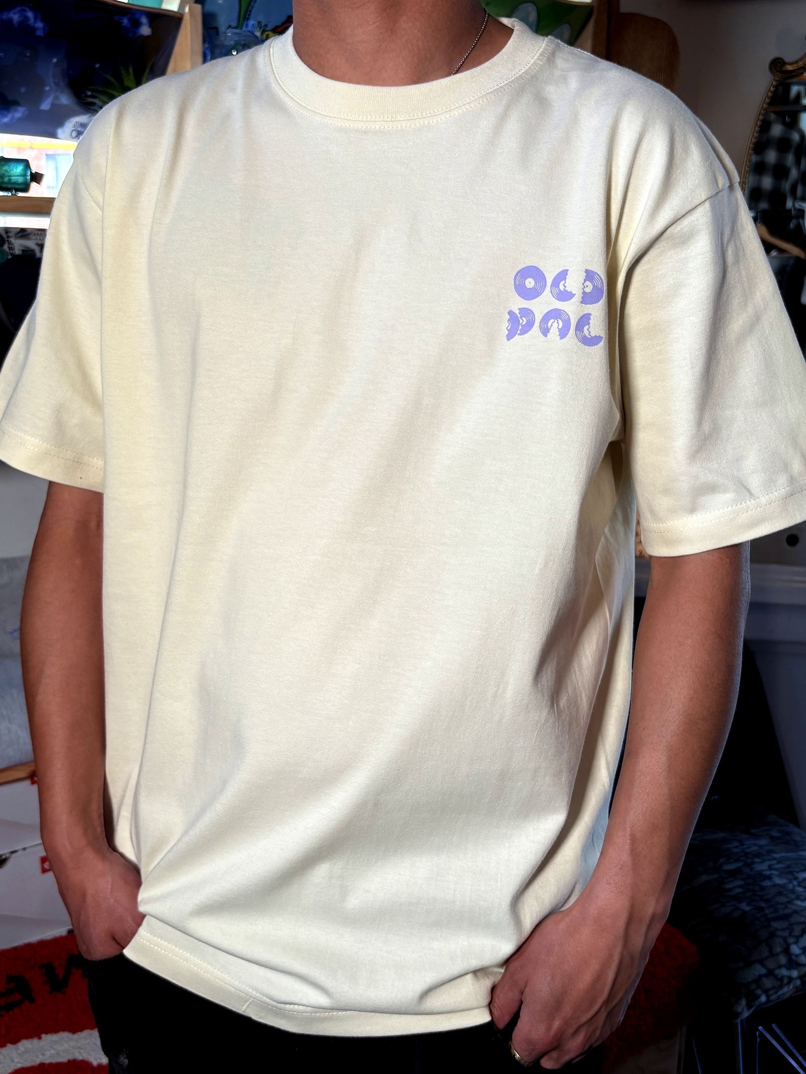 OLD PAL T-SHIRTS (RUTSUBO×YU SUDA） IVORY  / Tシャツ