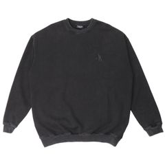 Solid Workers Sweater Washed Black / スウェット