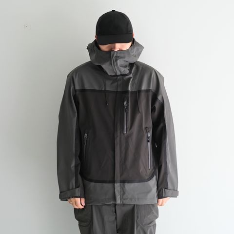 TAPED SEAM WATER PROOF JACKET / シェルジャケット / ブラック