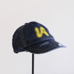 Logo Cap / デニム / キャップ / ダメージ加工 / Indigo