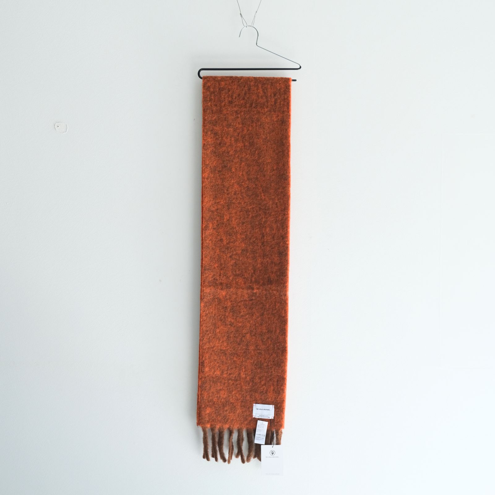 Two Colour Woolly Scarf / マフラー / アルパカ / Brown / Orange