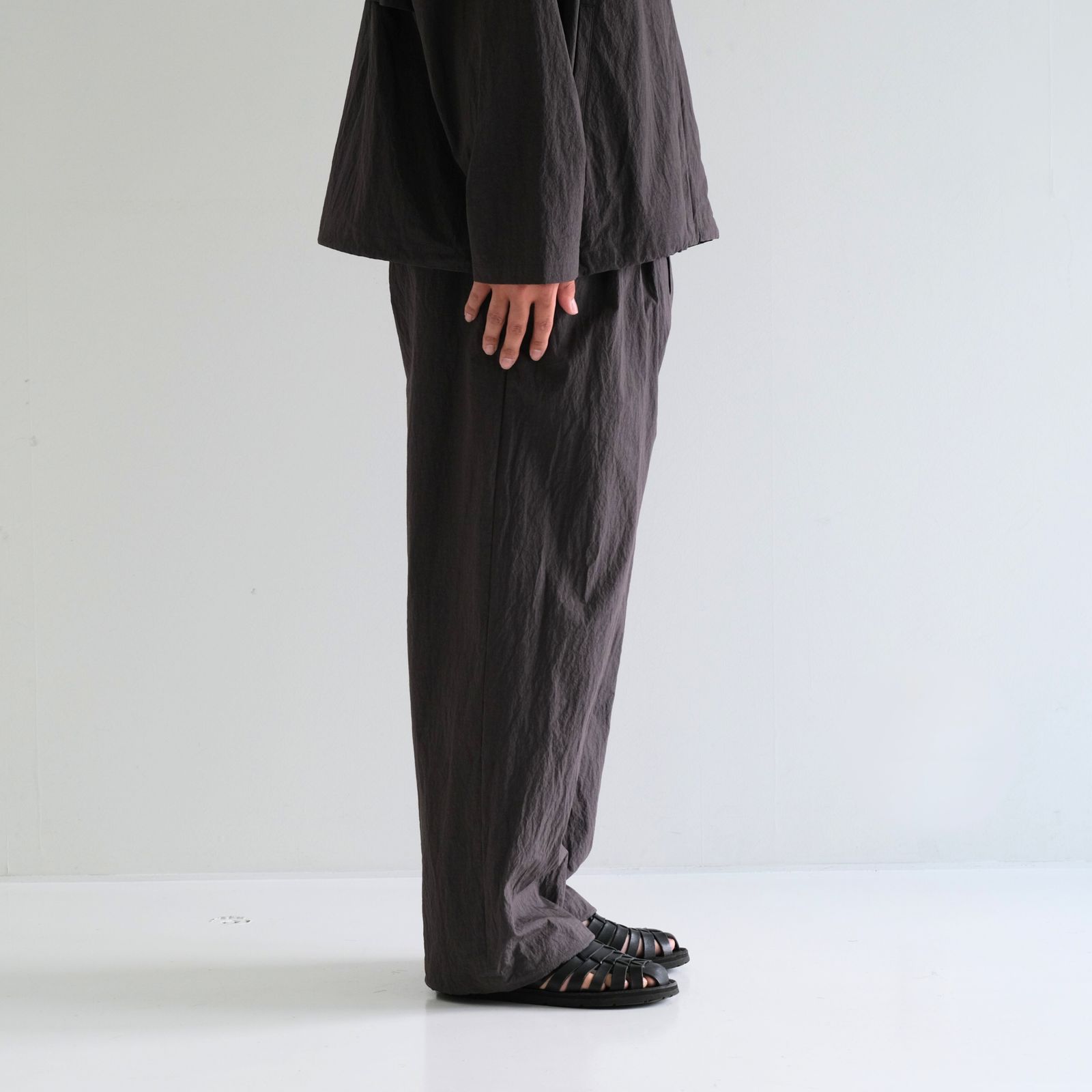 COTTON NYLON BROWSING PANTS / パンツ / コットンナイロン / TAUPE