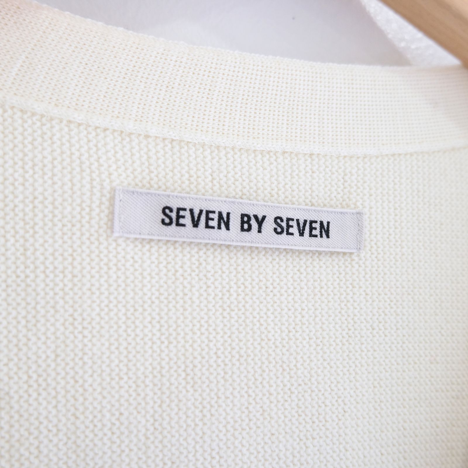 【残り1点】KNIT CARDIGAN   - Ortega Pattern -（White）