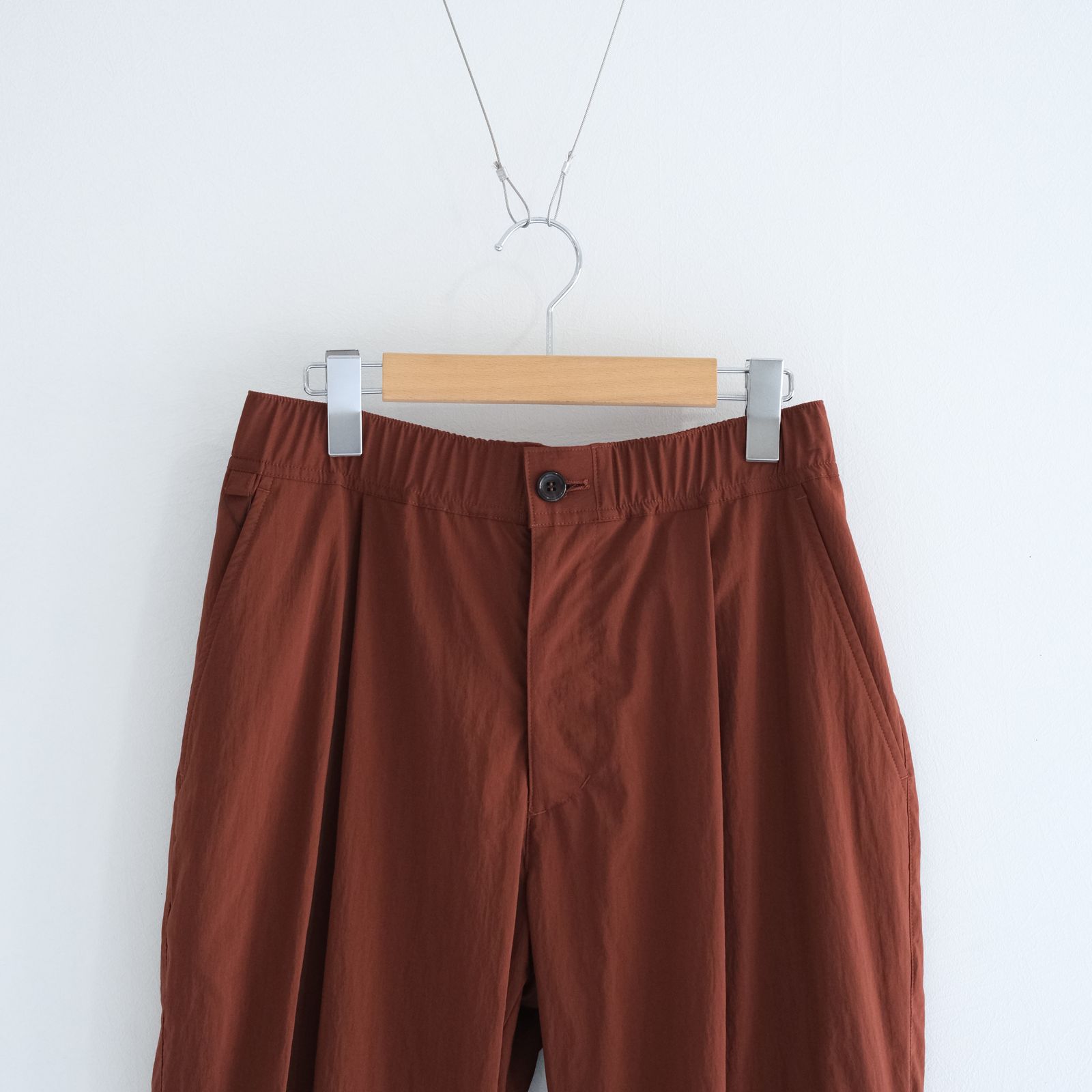 SHIBO NYLON SEASIDE PANTS / ナイロン / BROWN
