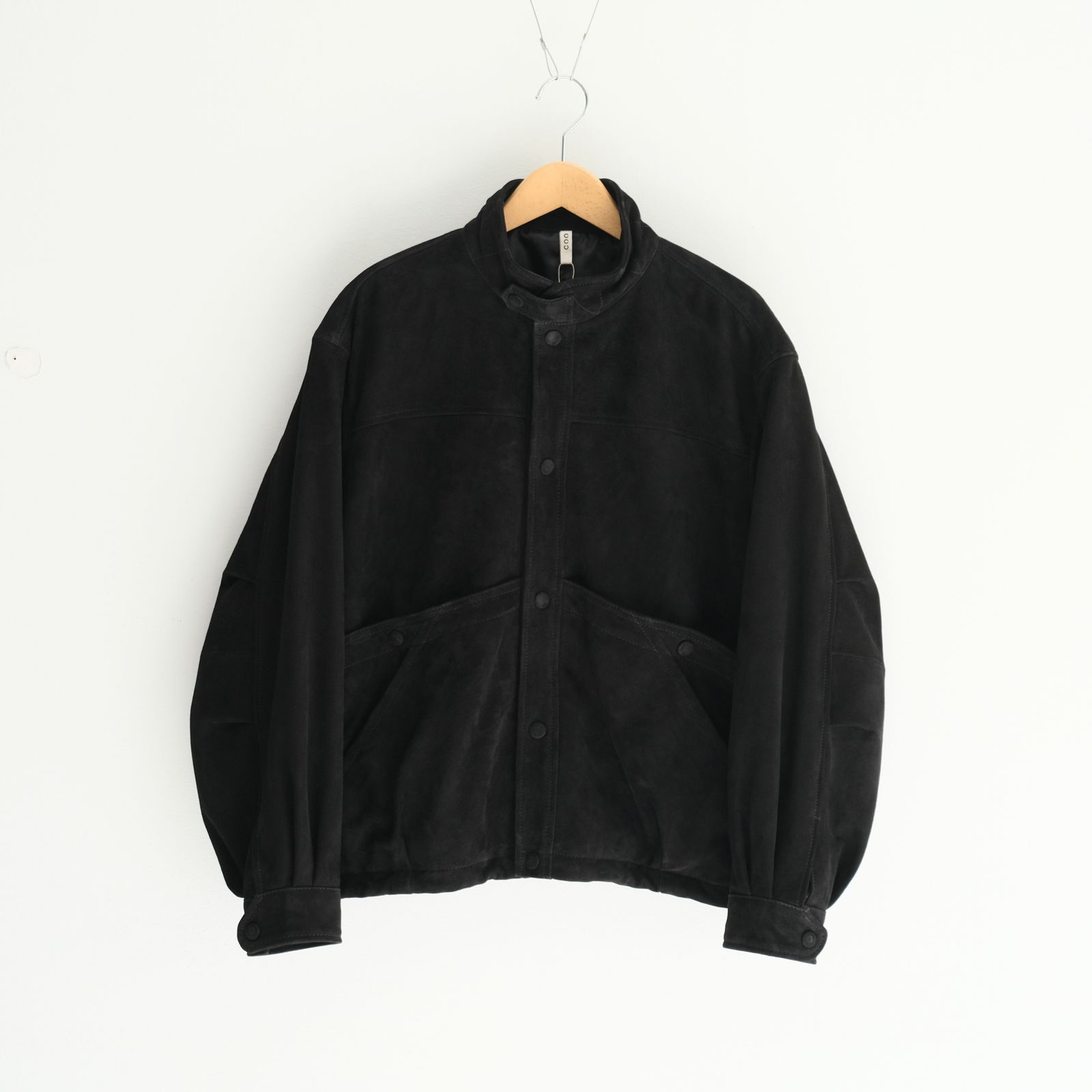 HIKER JACKET / ジャケット / レザージャケット / ハイカージャケット /  SHEEP SUEDE / 羊革 /  BLACK