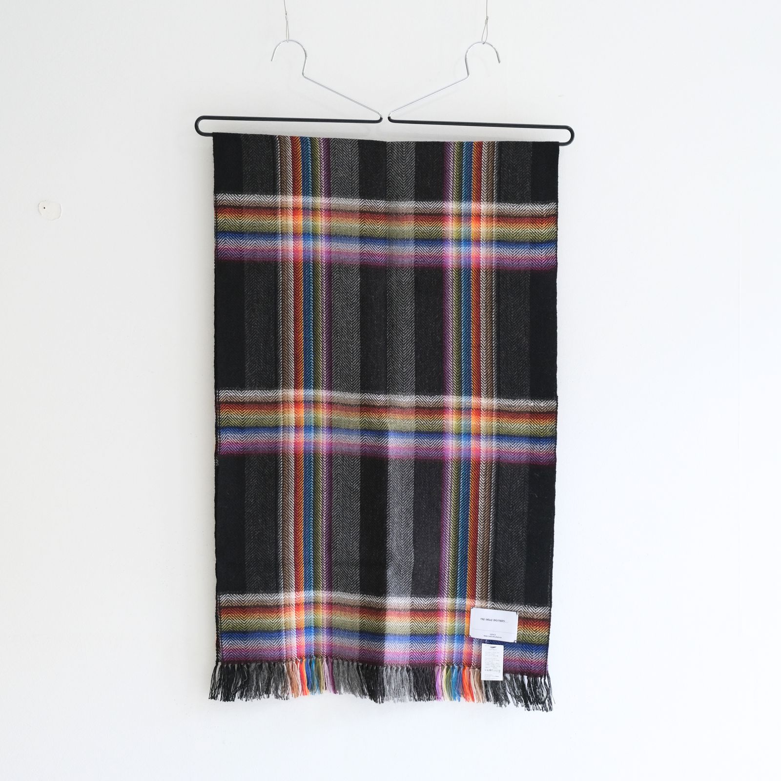 【残り1点】Multi Coloured Scarf（Black）