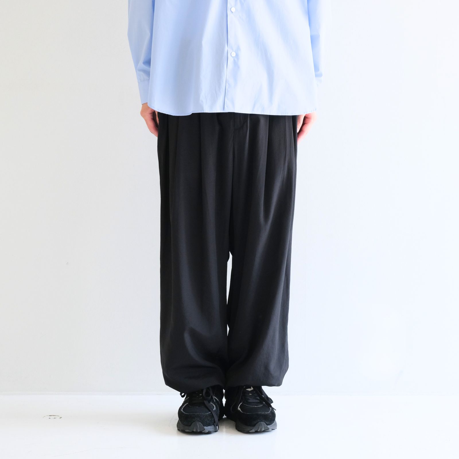 【残り1点】Cupro Nylon Browsing Pants（Black）