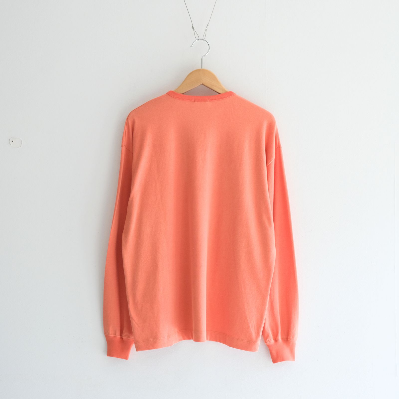 FADED TWIST TENJIKU HENLEY-NECK TOP / ヘンリーネック / ロンT / ORANGE