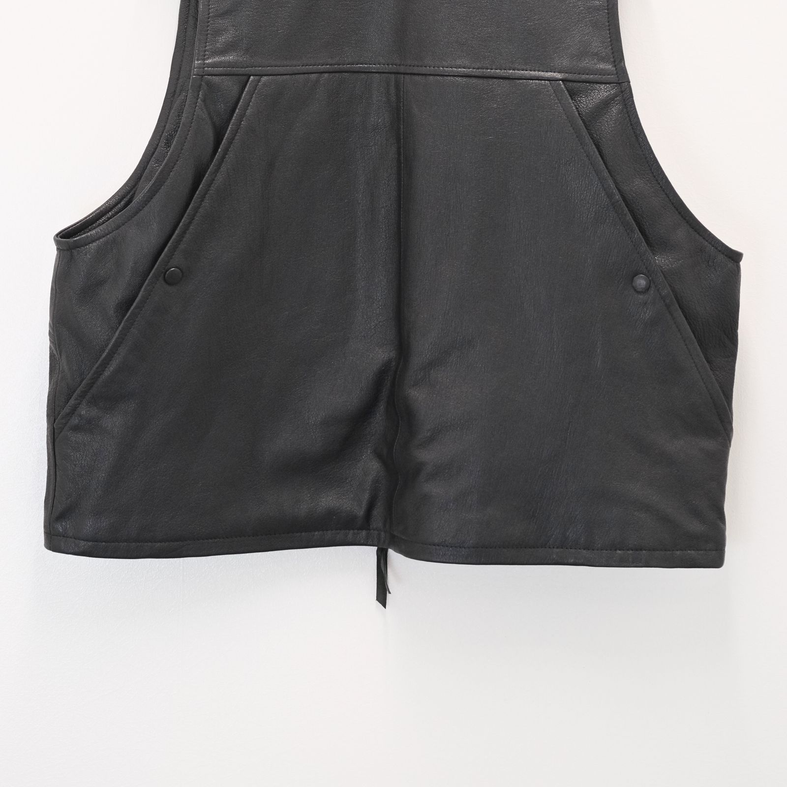 HUNTING VEST / レザーベスト / ゴートレザー