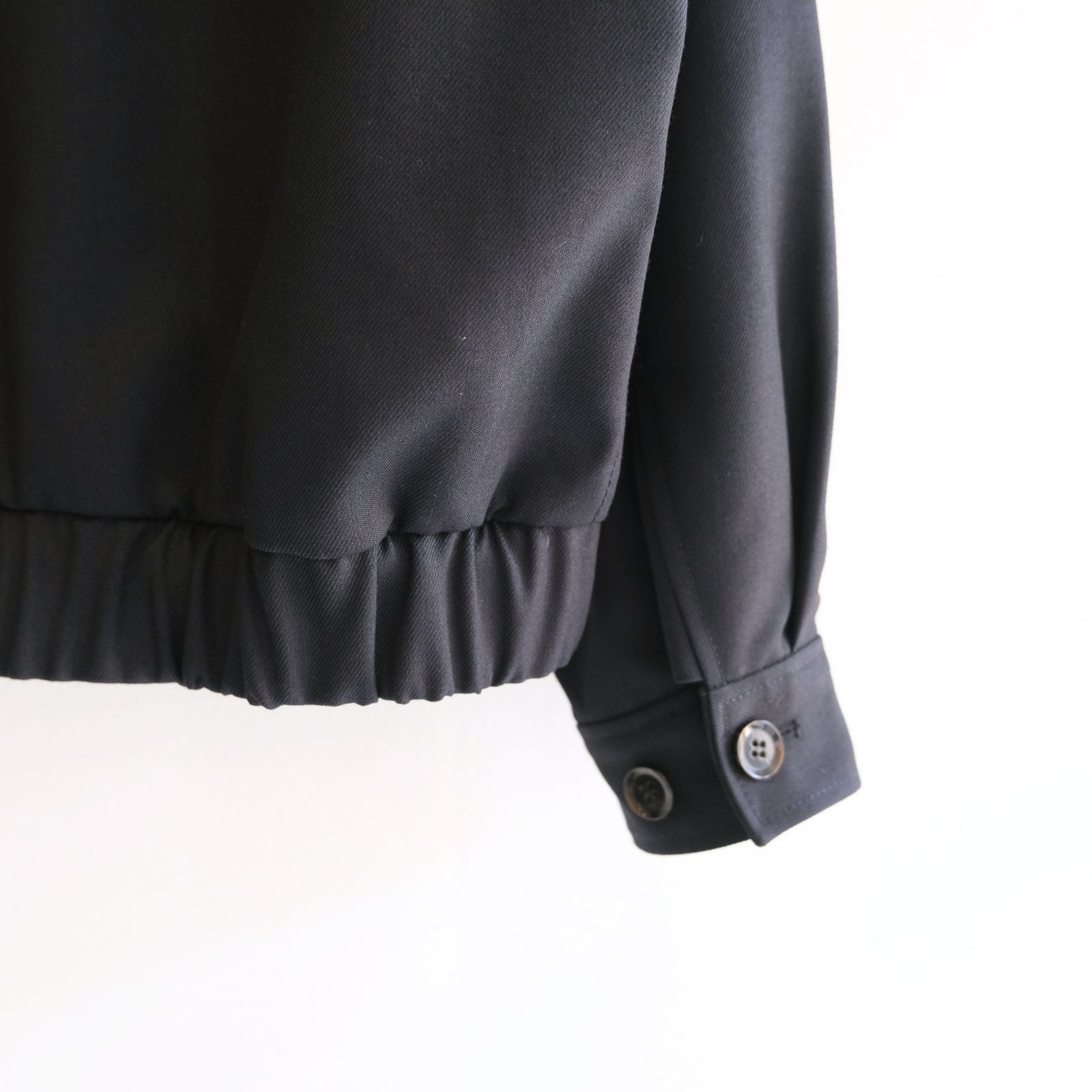 【残り1点】MESH WOOLEN RAGLAN BLOUSON（LIBERTY NAVY）