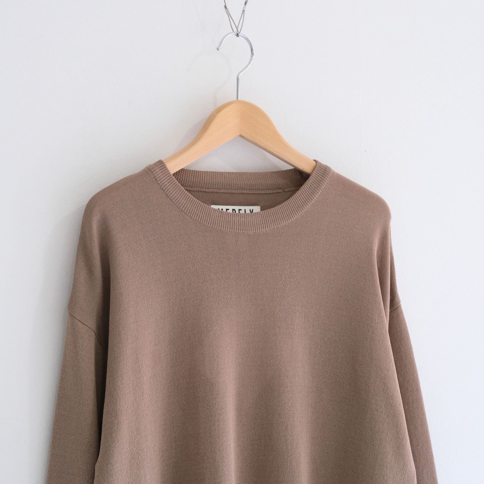 PREMIUM WIDE SLEEVE ‘SEUNGMU’ KNIT / ニット / ECRU BEIGE