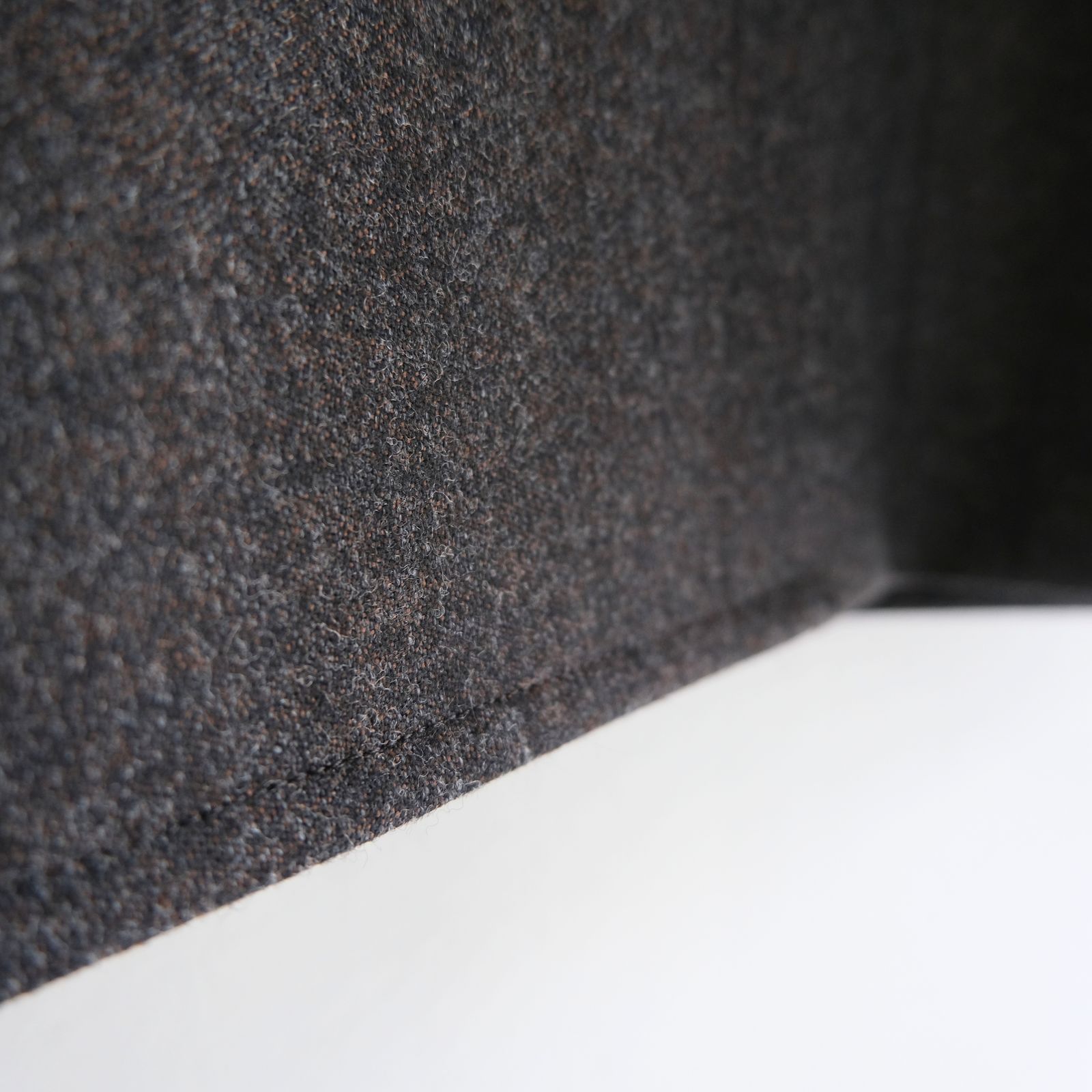 【残り1点】MELANGE BARATHEA STRIPE DB JKT（CHARCOAL BROWN）