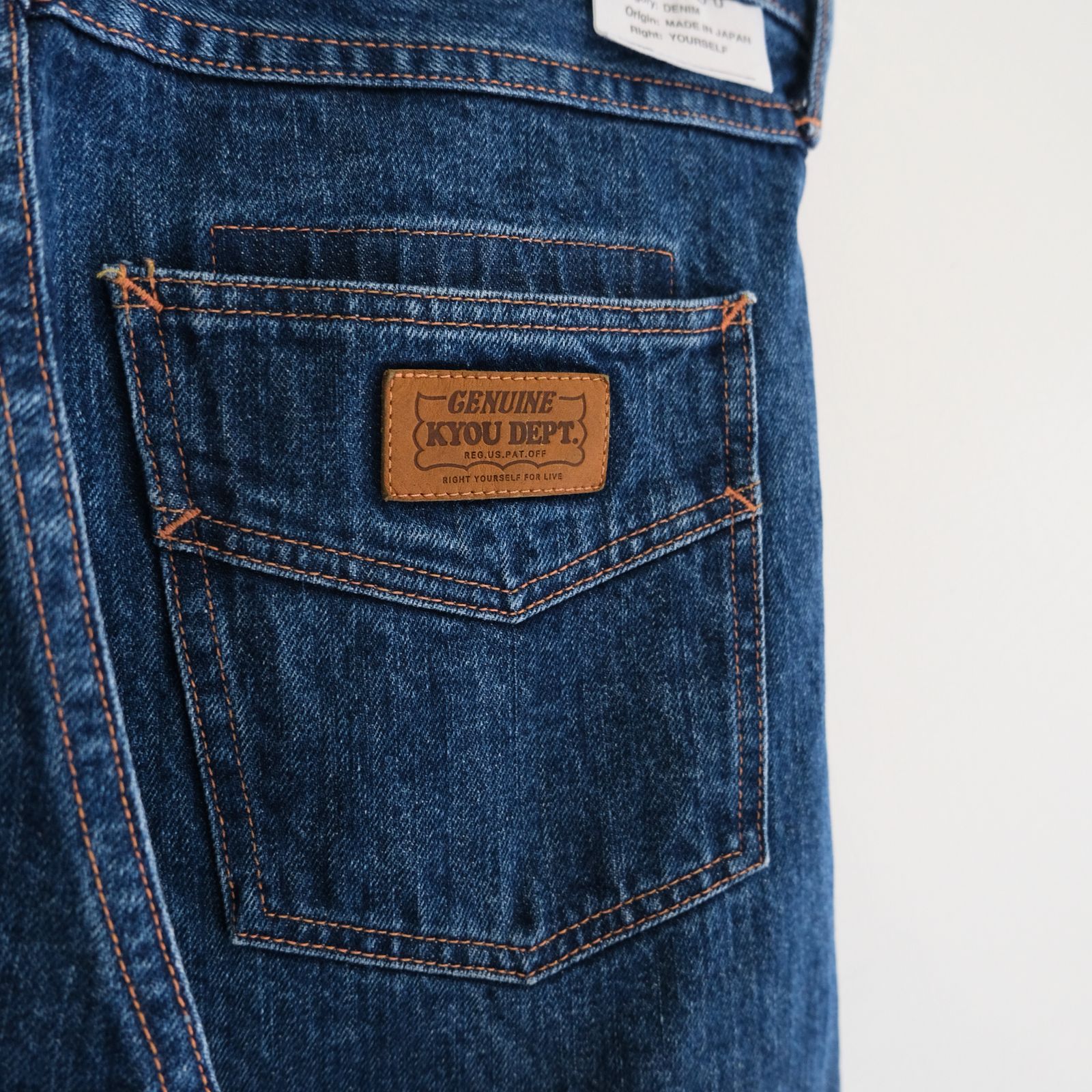 "JUDE Ⅱ"REPAIRED Half Oiled Coated Straight by 66 Selvedge Denim / パンツ / デニム / ワックスオイルド加工 / REPAIRED/OILED