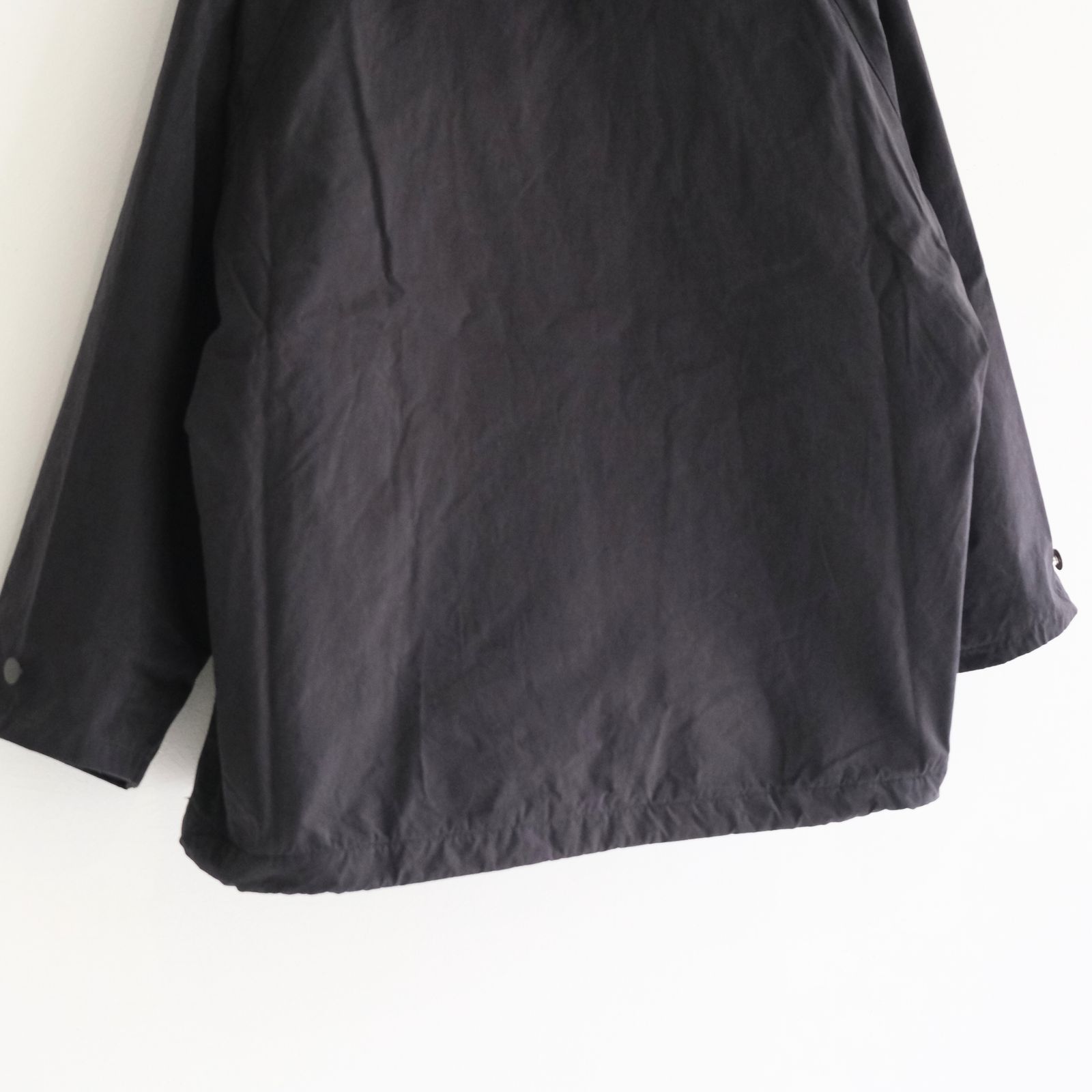 WAXED WEATHER PARKA / プルオーバー / パーカー / ワックス加工 / INK BLACK