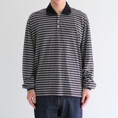 Brief Stripe Rugby TEE / ブリーフストライプラグビーTシャツ（NAVY）