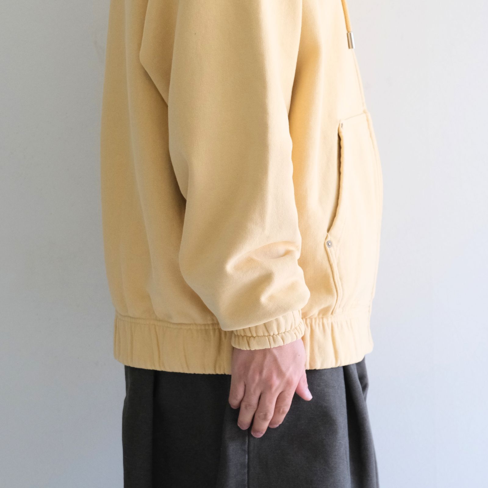 【残り1点】ACTIVE PARKA  ‐Processed Sweat‐（Yellow）