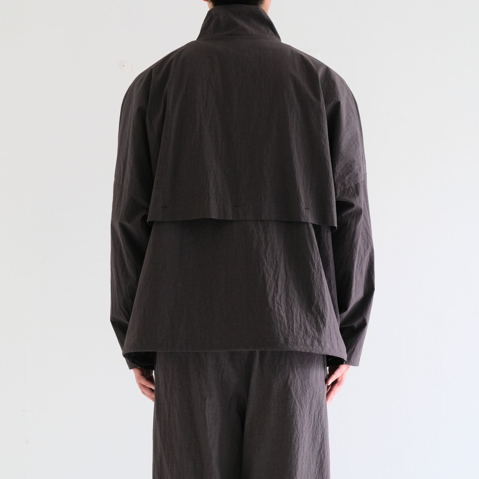 COTTON NYLON TRACK JACKET / トラックジャケット / コットンナイロン / TAUPE