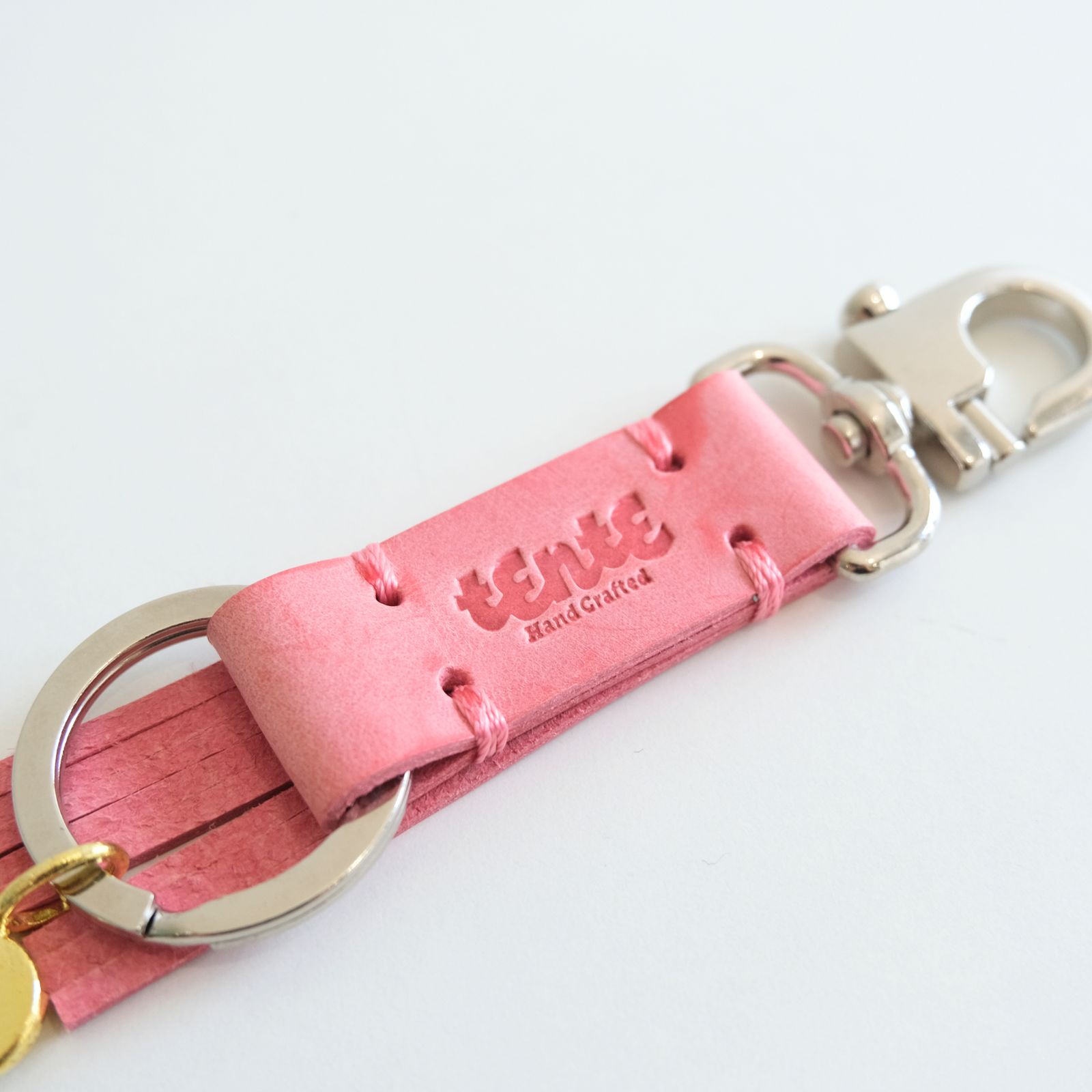 【残り1点】FRINGE KEY HOLDER（pink）
