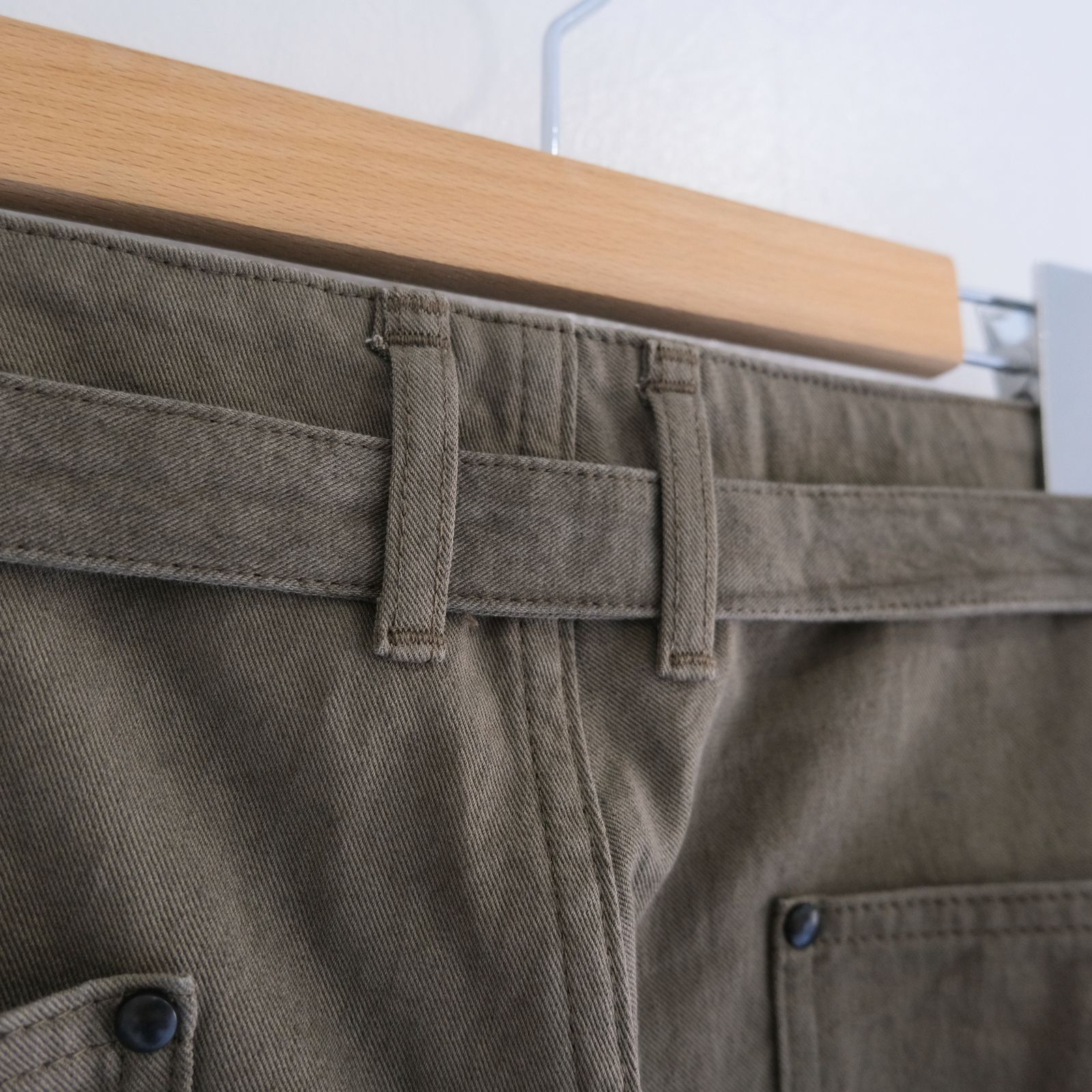 FADED CORKSCREW TWILL WORK PANTS（FADED BROWN）